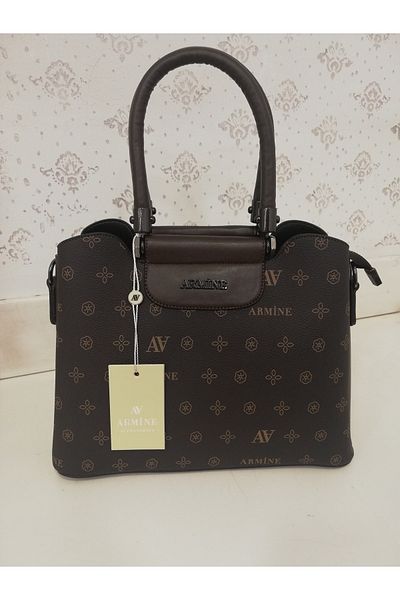 Armine Bag 342 Coffee Printed