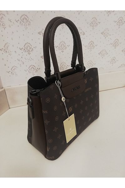 Armine Bag 342 Coffee Printed