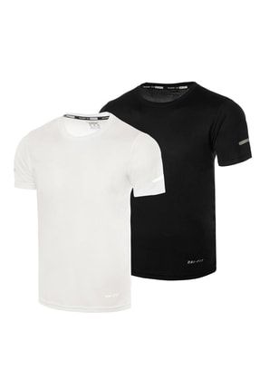 Ghassy Co Erkek 2 li Paket Dry Fit Atletik Nem Emici Gunluk Tshirt Fiyat Yorumlar Trendyol
