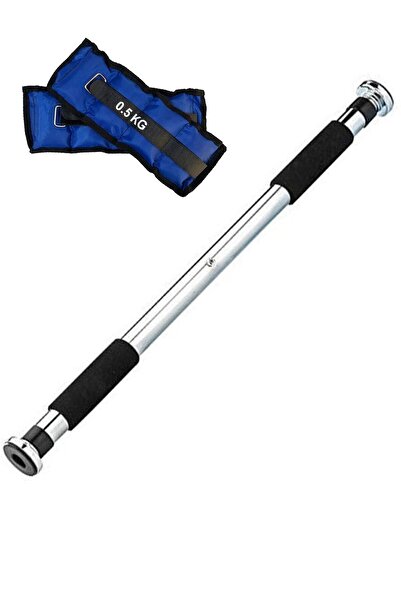 Leyaton 80-130 Cm Kapı Barı Koridor Barfiksi Barfix Demiri Çubuğu 0.5kg Bilek...