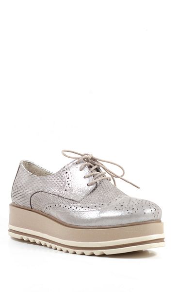 Elile Shoes Pantofi cu șireturi din piele naturală 41-42- Număr