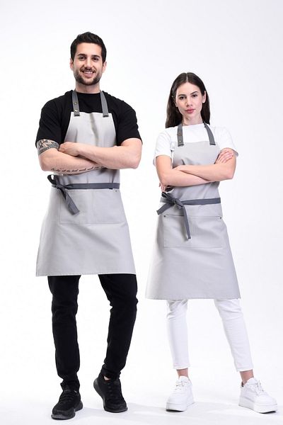 Monki Haus Water Repellent Stain Proof Cafe Barista Chef Cook Waiter Florist Restaurant Cafe Apron Kitchen Apron 1 Piece