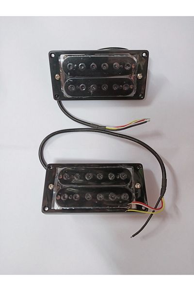 LEA Dotted Black Color Humbucker Magnetic -1 Pair 2 Pieces
