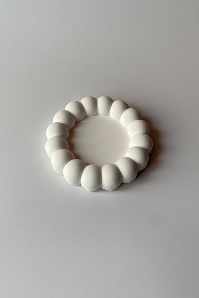 sin istanbul Bubble Plate 12 Cm White