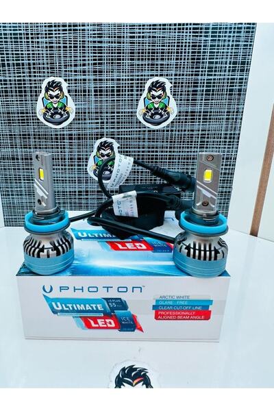 Photon Ultimate H8-h9-h11-h16 12-24v Led Headlıght 9500 Lumens 5 Plus
