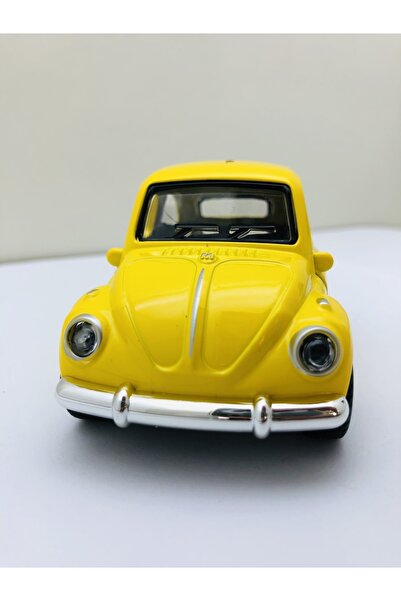 PeriYedi Çek Bırak Metal Beetle Vosvos Nostaljik Araba 12 Cm Koleksiyonluk Di...