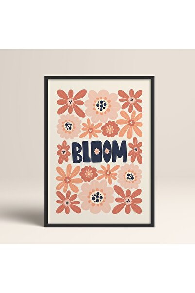 HOMEPACK Crna slika u drvenom okviru, uokviren poster, umetnički moderni zidn...