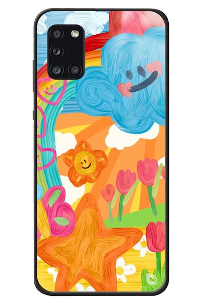 WANNA PROTECT Samsung Galaxy A31 Glossy Phone Case with Camera Protection Hea...