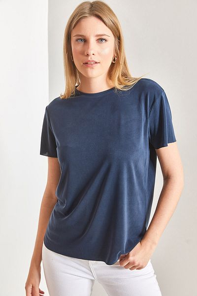 Bianco Lucci Női Modal Casual Basic póló