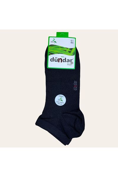 Dündar 4605 3-Piece Men's Bamboo Booties Plus Socks Black 41 45
