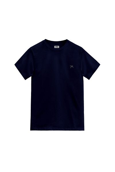 raru Ανδρικό μπλουζάκι από 100% βαμβάκι Valerian Navy Blue