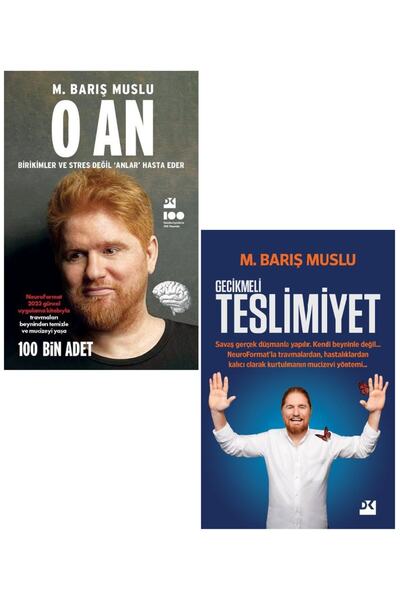 Alfa Yayınları Barış Muslu 2 Kitap Set / O An - Gecikmeli Teslimiyet