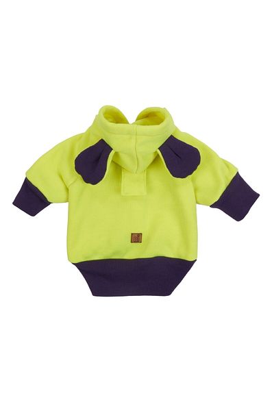 Bi Dolap Ponçik Bi Neon Hoodie Sweat Winter Fabric Yellow Purple Hooded Cat Dog Outfit & Sweatshirt