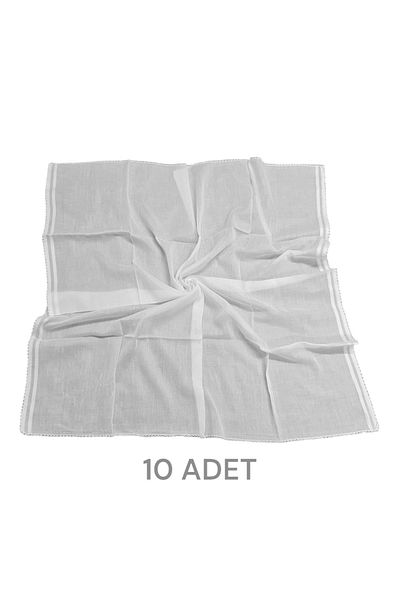 Gülsoy Cotton Inner Cheesecloth White 10 Pieces 90x90 Cm