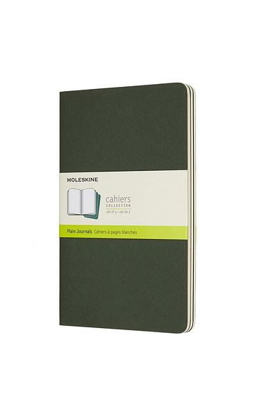 Moleskine Notebook Cahiers 13 X 21 Cm. Black Plain