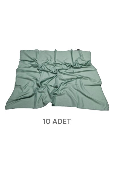 Gülsoy Cotton Cut Fiber Stitched Cheesecloth Green 10 Pieces