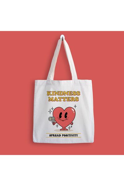 designedfy Τυπωμένη υφασμάτινη τσάντα Kindness Matters