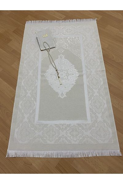AYHANHOME Gift Zestre Set de 4 covoare de rugăciune cu geantă slub