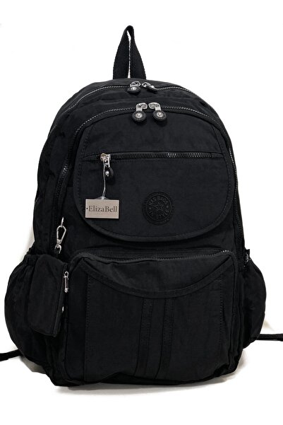 Kadın Sırt Çantası Ve Okul Çantası Krinkıl Kumaş Ebat 45cm35cm Siyah