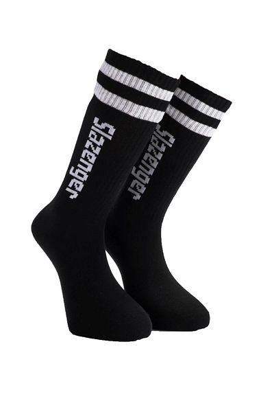 Slazenger Мъжки спортни чорапи Jinn 40-44, комплект от 3 части в черен цвят