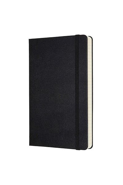 Moleskine Notebook Classic Hard Cover 13 X 21 Cm. Black Striped