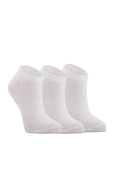 Slazenger Jaime Унисекс спортни къси чорапи 36-44 бели 3 пакета