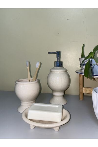 RED SERAMİK Naomi Collection 3 Piece Bathroom Set