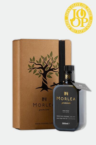 MORLEA Premium Hediyelik Mukavva Kutulu Erken Hasat Soğuk Sıkım Naturel Sızma...