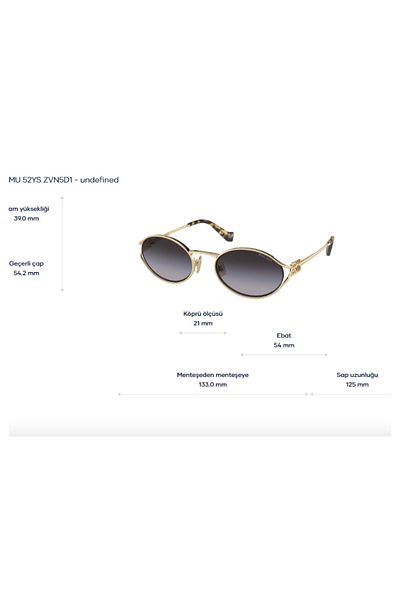 Miu Miu Zvn5d1 54 Model Sunglasses - 52y
