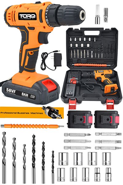 TORQ POWER Metal Dişli Şanzuman Sjs Motor 58 Vf 6 Ah Çift Lı-ıon Max Batarya ...