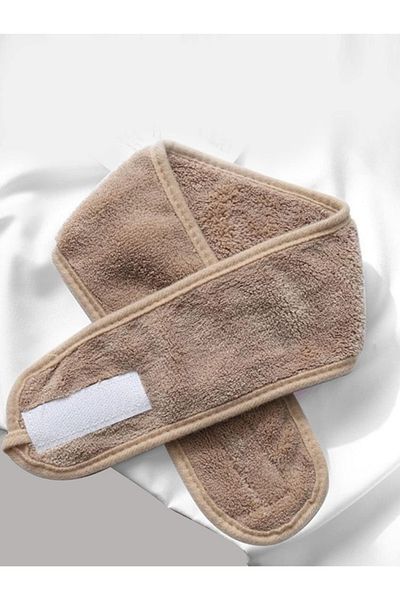 HIZSOY TEKSTİL Πετσέτα κεφαλόδεσμος Velcro Μακιγιάζ Headband Αθλητική ζώνη μαλλιών