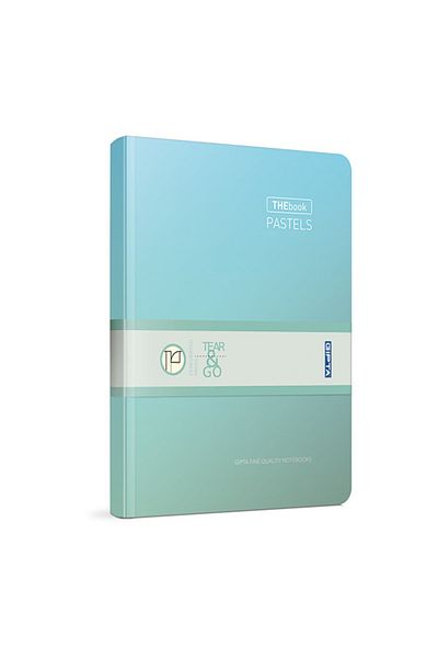 Gıpta Thebook Pastels Stitched Hard Cover 20x28 120 Sheets Checkered Notebook Green