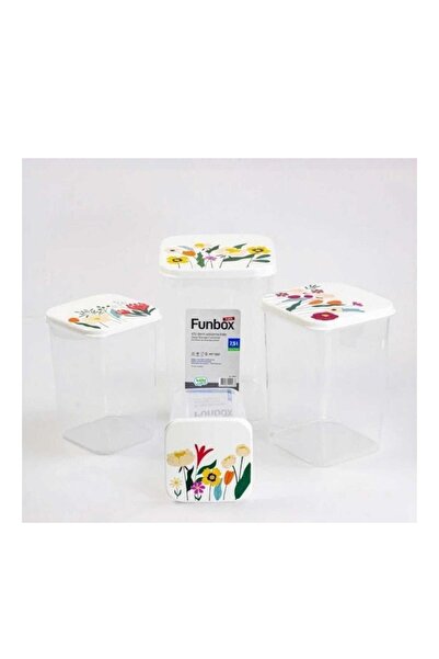 qualitysm حاوية تخزين Funbox طويلة مكونة من 4 قطع من Hobby Life