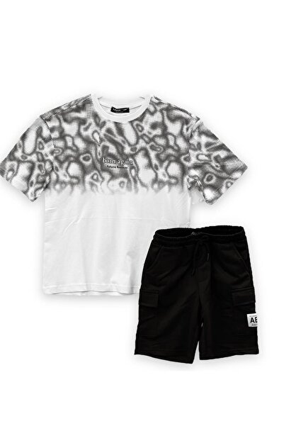 Junior Set pantaloni scurți confortabili din bumbac pentru băieți și pantalon...