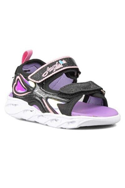 Spox Angel Lighted Booties Sandals - Black