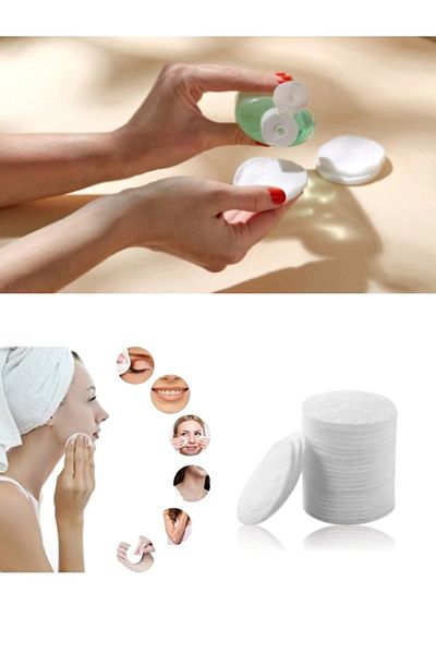 nistabolje 500 Pieces of Make-up Remover Cotton Pad Cotton