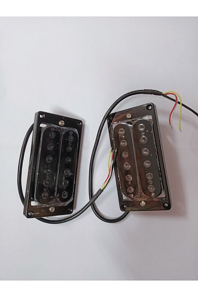 LEA Dotted Black Color Humbucker Magnetic -1 Pair 2 Pieces