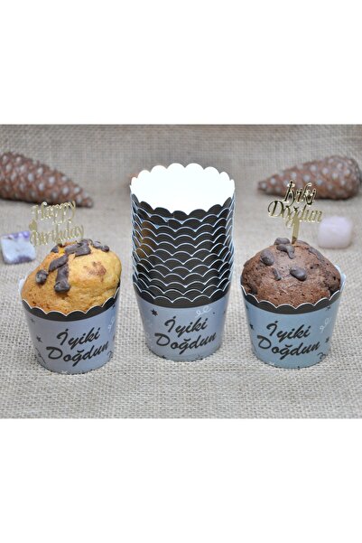 Larenya Iyiki Doğdun Yazılı &cupcake Kalıbı & Kek Kapsülü & Muffin Kek Kalıbı...