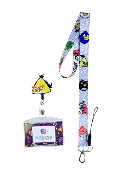 neptünstore . Set de 3 mandrine pentru gât și frânghie pentru curea telefonului + Yoyo + container pentru transportul cardului