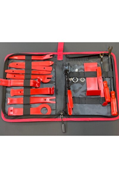 Gülkan Ticaret Çantalı Oto Teyp Trim Sökme Aparatı 19 Parça