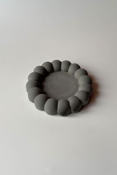 sin istanbul Bubble Plate 12 Cm Anthracite