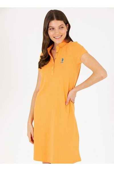 U.S. Polo Assn. Rochie portocalie Xs