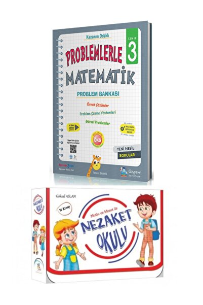 Üçgen Yayıncılık 3. Sınıf Problemlerle Matematik Problem Bankası + 5 Renk 3.s...