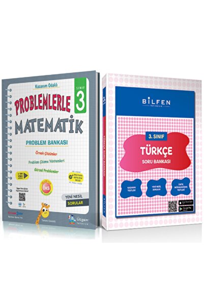 Üçgen Yayıncılık 3. Sınıf Problemlerle Matematik Problem Bankası + Bilfen Yay...