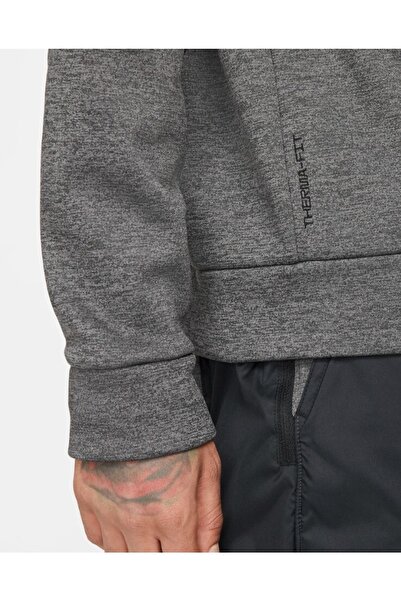 Nike Therma-fıt Dq4852-071 Чоловіча тренувальна куртка-бомбер повної довжини на блискавці