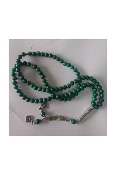 İslam Yayın Hediyelik 99% малахит естествен камък броеница - 8 мм