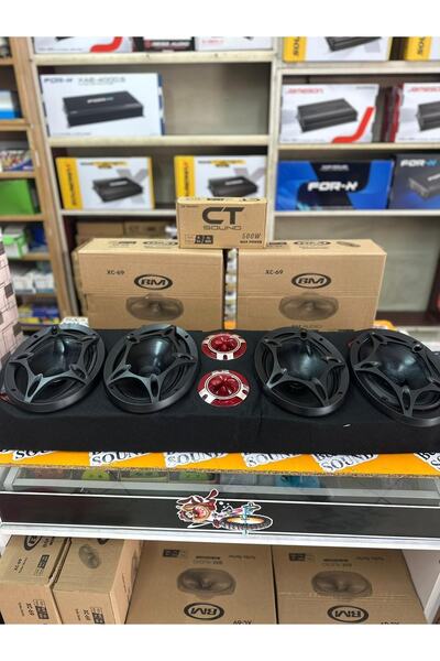 BL CARMON Bochaman Oval 4 Adet Midrange 900 Wat 150 Rms 10 Cm Dom Tweter Pand...