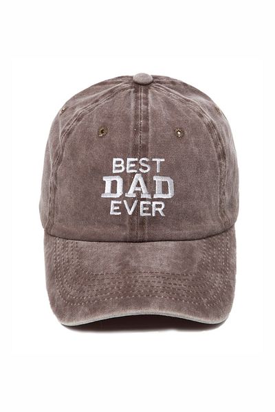ŞapkaMania Best Dad Ever Washable Baseball Cap