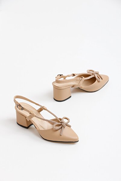 marina rosse Women's Diana Nude Skin Classic Heeled Shoes