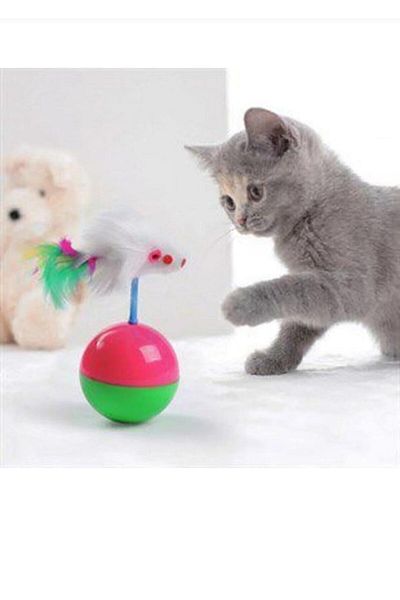 Demirhan Group Cat Play Ball Furry Mouse Hacı Yatmaz